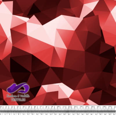 Texture Géo - Triangle rouge