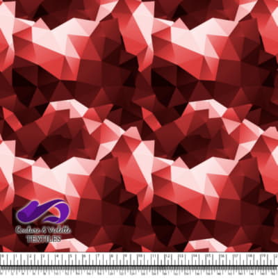 Texture Géo - Triangle rouge