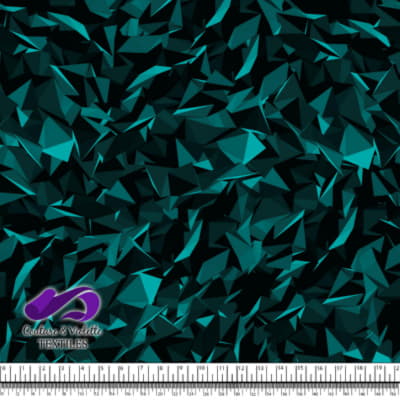 Texture Géo - Spike turquoise