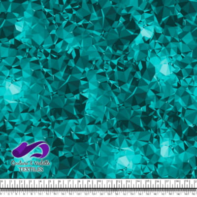 Texture Géo - Teal Cristal