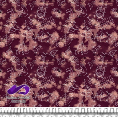 Techno - Mathématiques - Blanc sur fond rouge