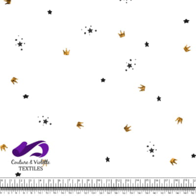 Prince et princesse - Couronnes - Blanc