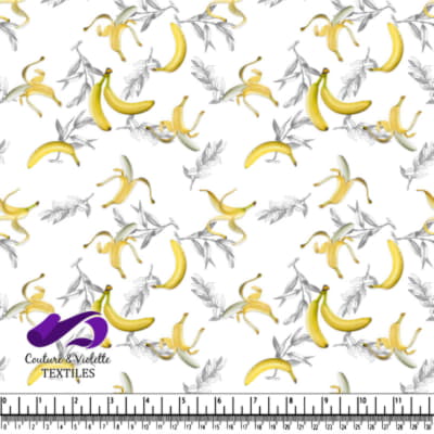 Salade de fruits - Banane - Blanc