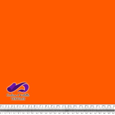 Couleur uni - Orange Vibrant Pantone
